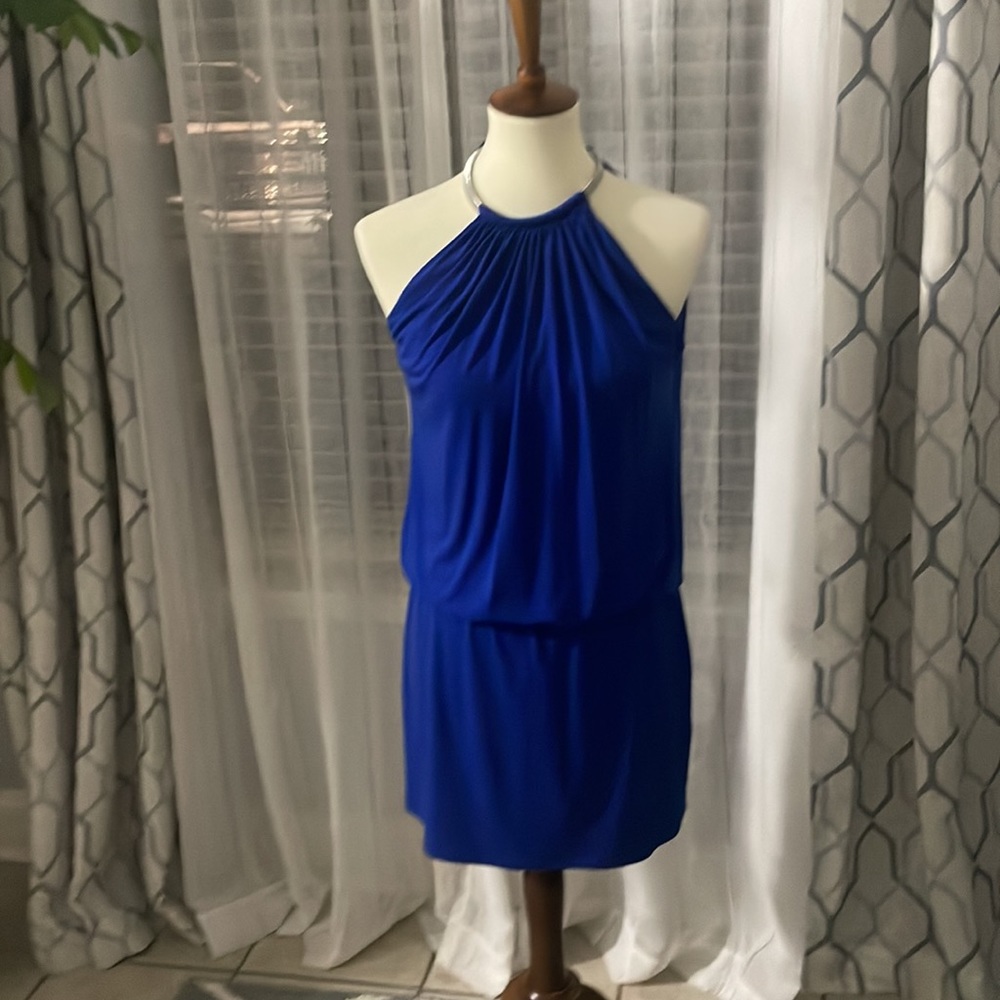 Royal blue dress size size 4 - Picture 6 of 7